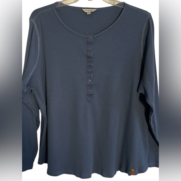 Frye and Co. Ribbed Long Sleeve Pullover Shirt Size 3X - Picture 1 of 9
